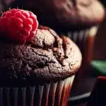 muffinki-czekoladowe-maliny-wilgotne